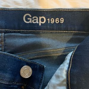 Gap Slim Straight factory distressed jeans
